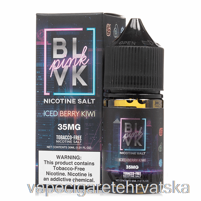 Vape Cigarete Iced Berry Kiwi Sol - Blvk Roza Serija - Blvk - 30ml 35mg